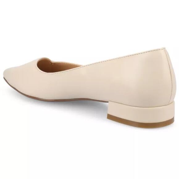 Journee Women's Bone Carmin Slip On Dress Flats Size 8M - Picture 3 of 5